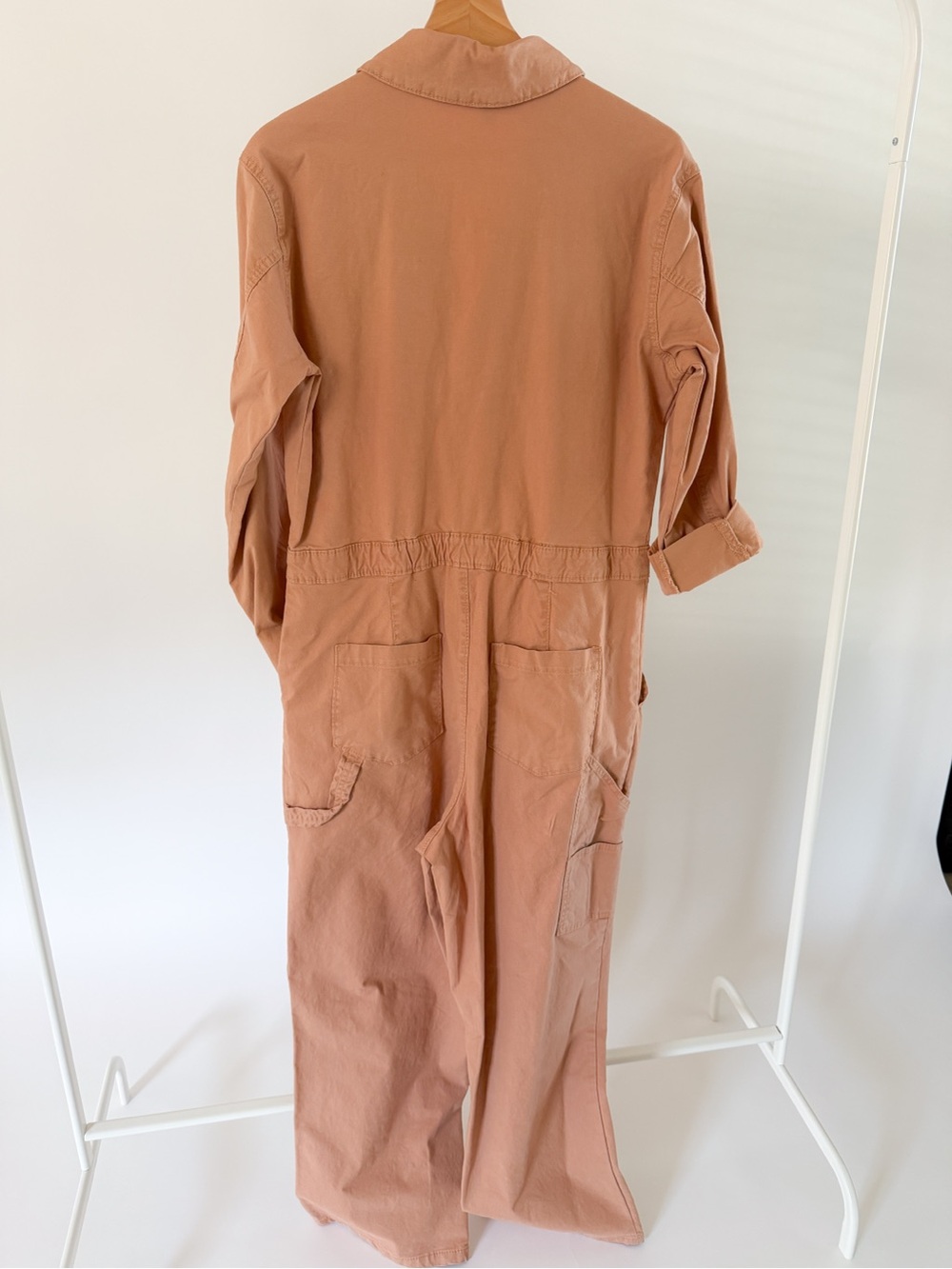 Universal Thread Long Sleeve Utility Boilersuit Jumpsuit - Clay/Tan- Size 8 - Picture 4 of 6